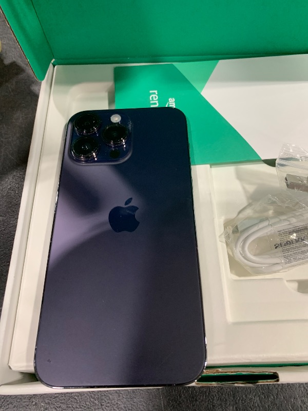 Photo 1 of Apple iPhone 14 Pro Max, 256GB, Deep Purple - Unlocked (Renewed Premium)