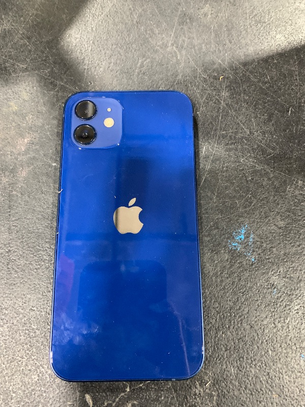 Photo 1 of Apple iPhone 12, 64GB, Blue - Unlocked (Renewed)