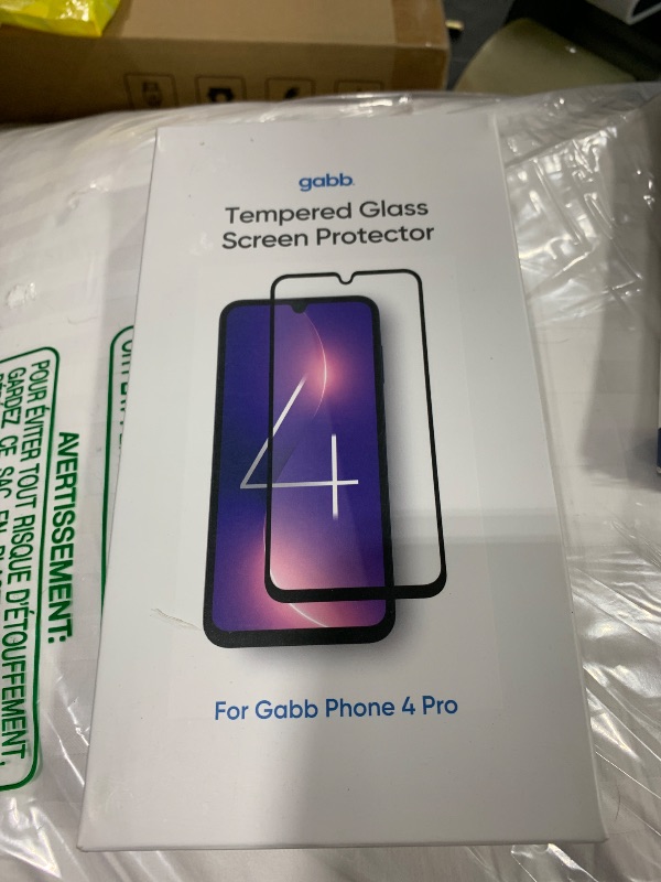 Photo 1 of Gabb Phone 4 Pro Ultra Thin Gorilla Glass Screen Protector, Tempered Glass, Scratch Resistant, Protective Cover