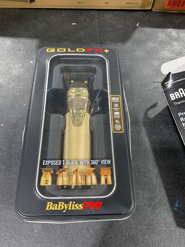 Photo 1 of BaBylissPRO GOLDFX+ Professional Barber Cord/Cordless Hair Trimmers – Beard Trimmer for Men, Professional Stylist & Barber Clippers, USB-C Cordless Hair Clippers for Men