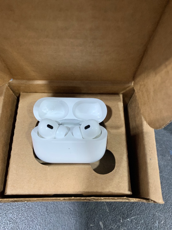 Photo 1 of Apple AirPods Pro 2 Wireless Earbuds, Active Noise Cancellation, Hearing Aid Feature, Bluetooth Headphones, Transparency, Personalized Spatial Audio, High-Fidelity Sound, H2 Chip, USB-C Charging