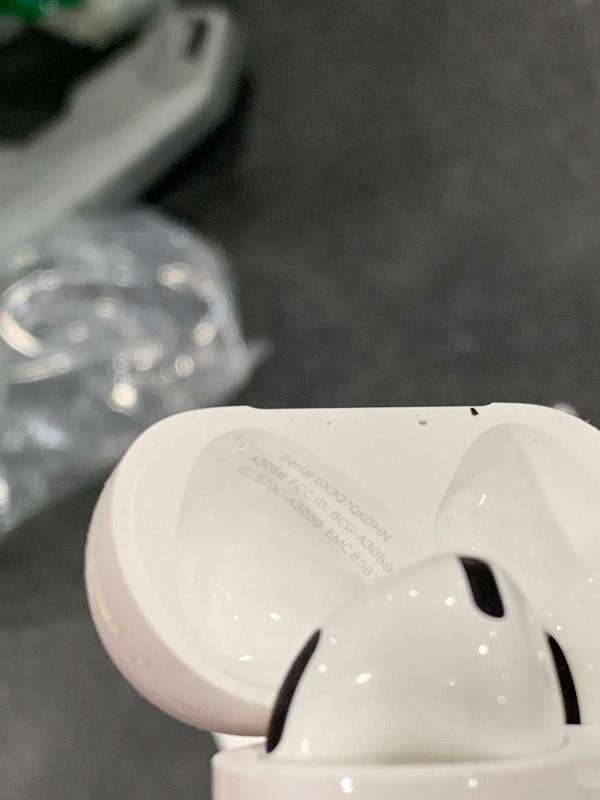 Photo 1 of Apple AirPods 4 Wireless Earbuds, Bluetooth Headphones, with Active Noise Cancellation, Adaptive Audio, Transparency Mode, Personalized Spatial Audio, USB-C Charging Case, Wireless Charging, H2 Chip