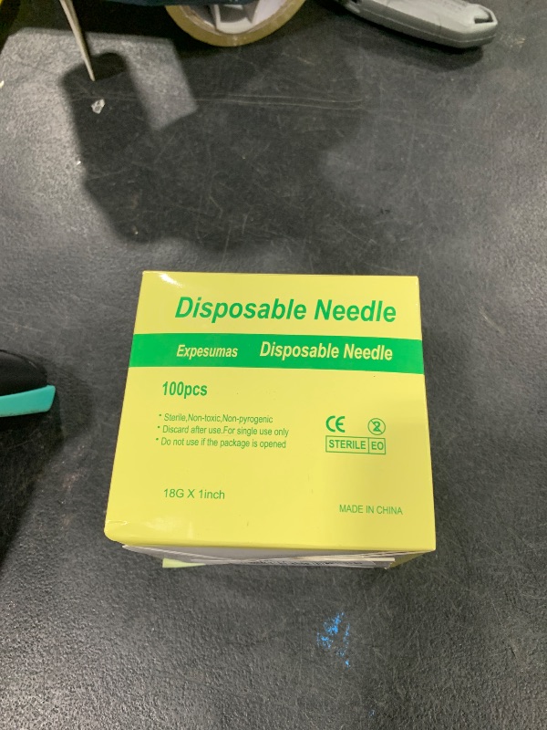 Photo 1 of 100Pack 30Ga 1/2 Inch Sterile Disposable Injection Needle with Cap for Scientific and Industrial Lab Dispensing Needl Accessories (30Ga)