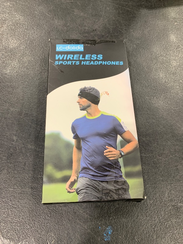 Photo 1 of LC-dolida Sleep Headphones Bluetooth Headband Sleeping Wireless Headband Headphones with Thin HD Stereo Speakers Perfect for Side Sleepers, Sport, Yoga, Travel