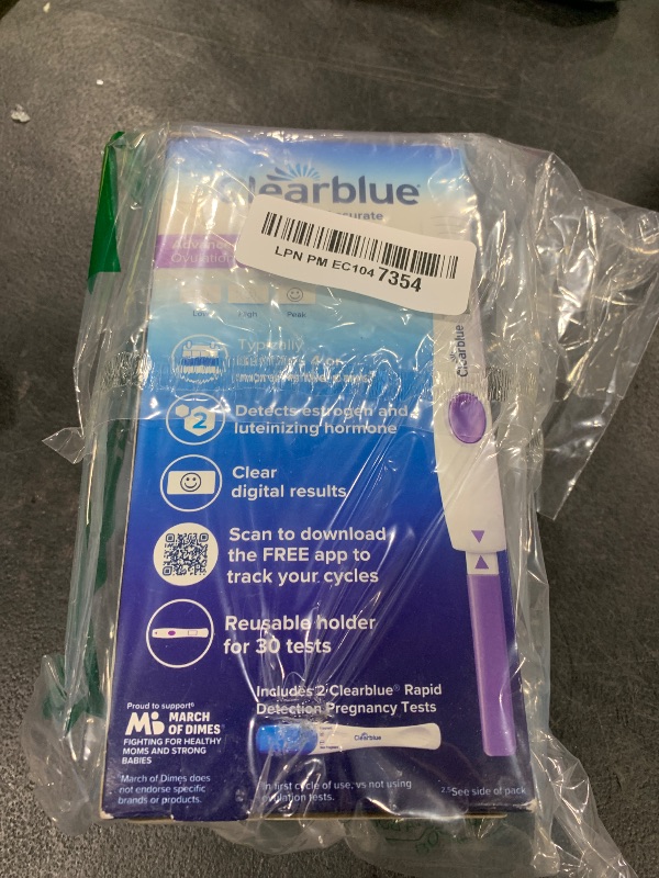 Photo 1 of Clearblue Advanced Digital Ovulation Test Kit, 32 Ct