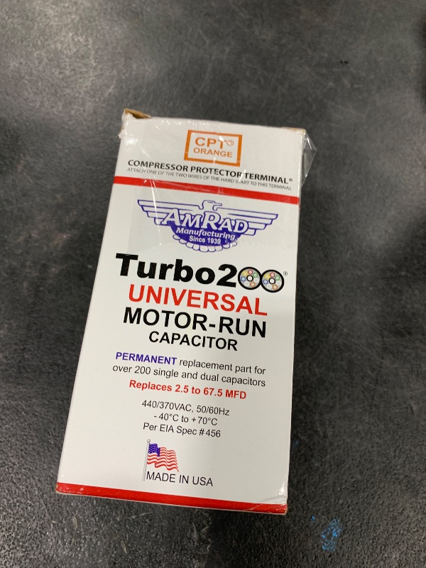 Photo 1 of Turbo 200 Motor Run Capacitor