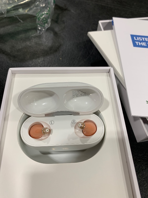 Photo 1 of Rechargeable Digital OTC Hearing Aids for Seniors with Noise Cancellation, 2 Modes & 5-Level Volume Control, Invisible 16-Channel Hearing Amplifiers for Hearing Loss(White)