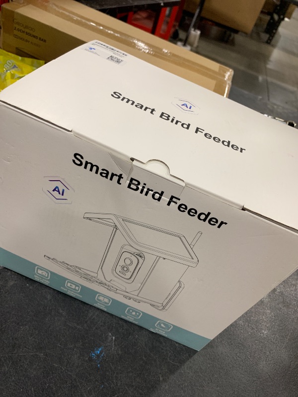 Photo 1 of Bird Feeder with Camera, 4K HD AI Identify BirdSpecies, Smart Solar-Powered Birdfeeder, Auto Capture Birds & Motion Detection for Birdhouses Watching, Camera Birds Feeder Present for Bird Lovers