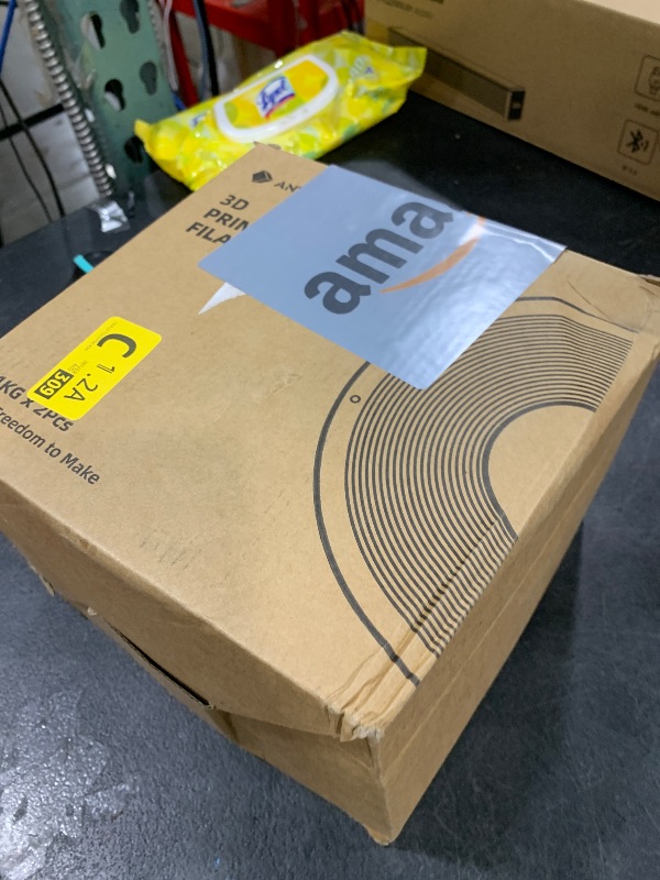 Photo 1 of ANYCUBIC PLA Filament 1.75mm Bundle, RFID 3D Printing PLA Filament 1.75mm Dimensional Accuracy +/- 0.02mm, 1KG Spool (2.2 lbs), 2KG Black+Black