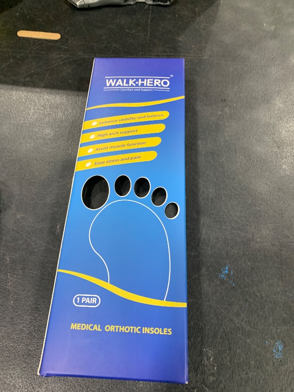 Photo 1 of Plantar Fasciitis Insoles for Men Women - Orthotics Inserts, Shoe Insoles Arch Support Flat Feet Inserts Work Boot Insoles for Standing All Day (Mens 10-10 1/2 | Womens 12-12 1/2)