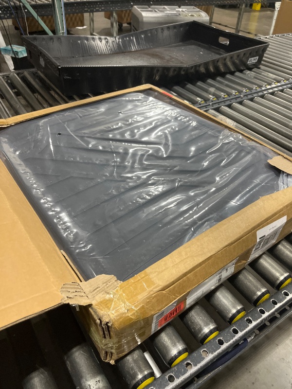 Photo 1 of Floor Mats & Trunk Mat with Backrest Protection for 2024 2025 KIA EV9 7-Seats (2 Row Bench Seat)?Non 6-Seats Version?, TPE All Weather Protection 3 Rows Car Floor Liners with Cargo Liners
