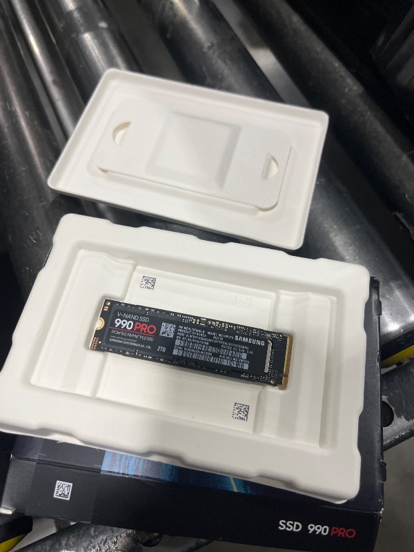 Photo 1 of Samsung 990 PRO SSD NVMe M.2 PCIe Gen4, M.2 2280 Internal Solid State Hard Drive, Seq. Read Speeds Up to 7,450 MB/s for High End Computing, Gaming, and Heavy Duty Workstations, MZ-V9P2T0B/AM