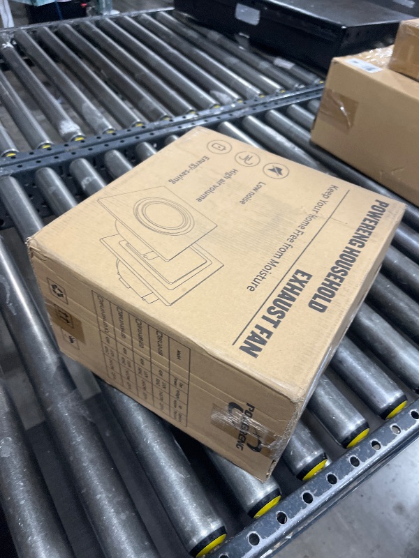 Photo 1 of POWERENG Bathroom Fan Ceiling Mount Exhaust Ventilation,141 CFM 0.7 Sones,4 Inches Duct,White,Very Quiet Ventilation and Exhaust Fan