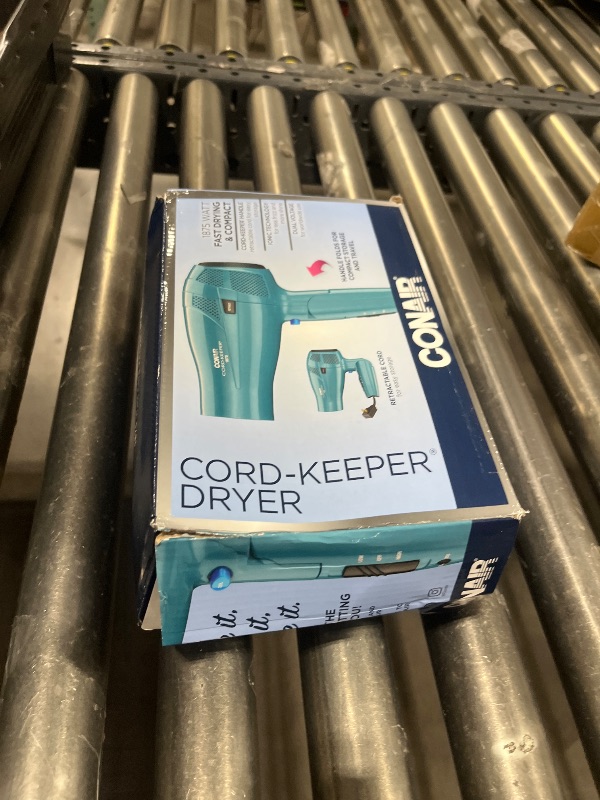 Photo 1 of Conair Hair Dryer with Folding Handle and Retractable Cord, 1875W Travel Hair Dryer, Conair Blow Dryer