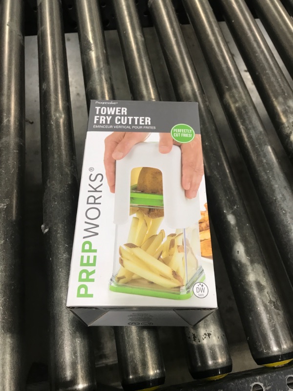 Photo 1 of PrepWorks Tower Fry Cutter – Heavy-Duty Potato Cutter for Perfect Fries, Easy-to-Use, Stainless Steel Blades, BPA-Free