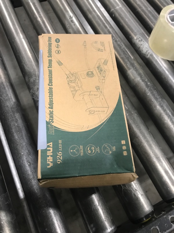 Photo 1 of YIHUA 926 III 60W Digital Display Soldering Iron Station Kit w 2 Helping Hands, 6 Extra Iron Tips, Lead-Free Solder, Solder Sucker, S/S Tweezers, °C/ºF Conversion, Auto Sleep & Calibration Support