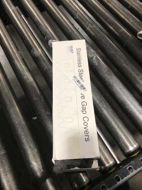 Photo 1 of 2 Pack Stainless Steel Stove Gap Covers Silver, Windspeed Stove Counter Gap Cover for Stove Gap Filler Gap Covers Between Stove and Counter Edge Gap Cover Length 13.8" to 27.6"