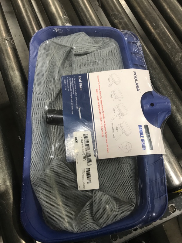 Photo 1 of POOLAZA Pool Skimmer Net, Larger Capacity Pool Net Skimmer with Durable Deep Net, Sturdy Frame Pool Nets for Cleaning Effortlessly, High-Efficiency Pool Leaf Net with Easy Scoop Edges