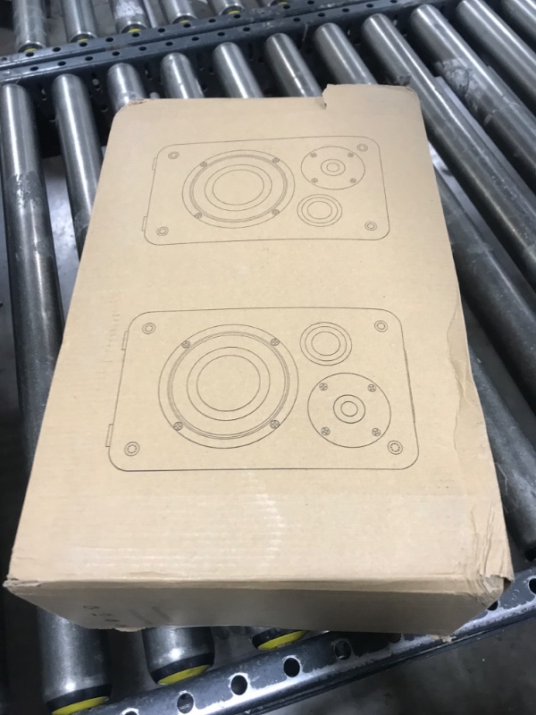 Photo 1 of Saiyin Bluetooth Bookshelf Speakers, 30W X 2 Powered TV Speakers with 3.5 Inch Woofer, Turntable Speakers with Optical/AUX/RCA Input for PC and TV