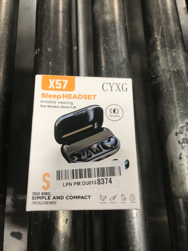 Photo 1 of Xmenha Nude Sleep Hidden Headphones Wireless Invisible Earbuds for Sleeping Sleep Tiny Earbuds for Side Sleepers Headphone to Sleep in Tiny Smallest Invisible Earbuds Earphones for Sleeping