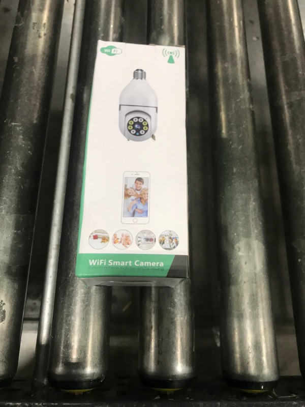 Photo 1 of WESECUU Light Bulb Security Camera -5G& 2.4GHz WiFi 2K Security Cameras Wireless Outdoor Motion Detection and Alarm,Two-Way Talk,Color Night Vision,Human Detection, Bulb Camera Compatible with Alexa