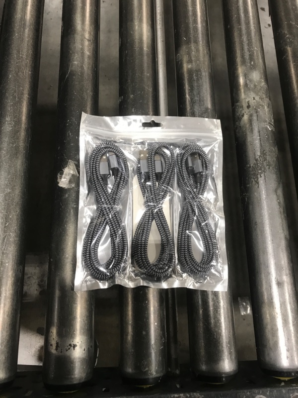Photo 1 of TAKAGI for iPhone Charger, [MFi Certified] Lightning Cable 3PACK 6FT Nylon Braided USB Charging Cable High Speed Transfer Cord Compatible with iPhone 14/13/12/11 Pro Max/XS MAX/XR/XS/X/8/iPad