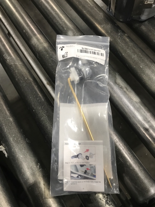 Photo 1 of Toilet Flush Handle Replacement Kit: Front Universal Toilet Bowl Replacement Kit, Toilet Repair Kit Inside Tank Chain Flusher Handle Lever Replacement Parts Compatible with American Standard Mansfield