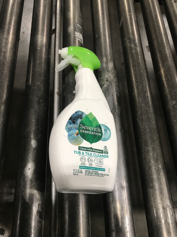 Photo 1 of Seventh Generation Tub & Tile Cleaner, Emerald Cypress & Fir Scent, 26 oz, 26 fl oz