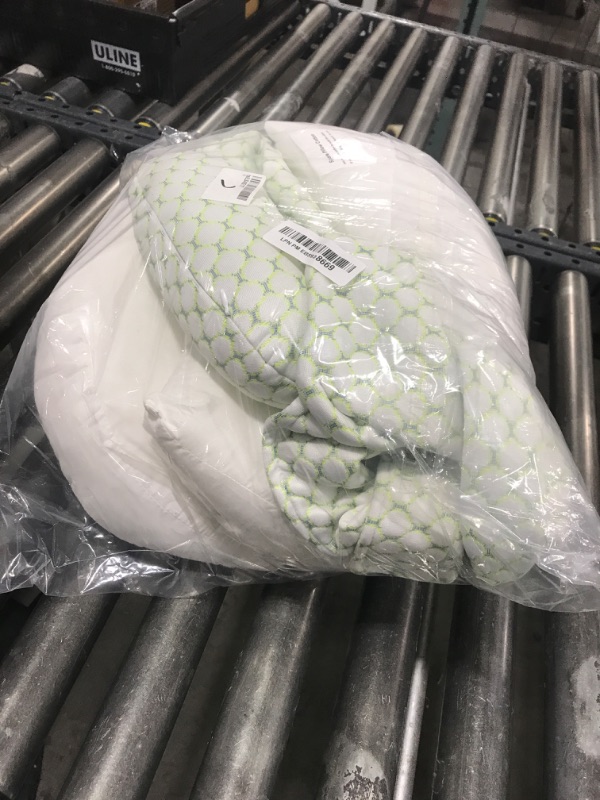 Photo 1 of Oternal Pregnancy Pillow for Pregnant Women – Comfortable Maternity Pillow for Side Sleepers, Supports Back, Belly, HIPS, and Legs, with Removable & Adjustable Cover