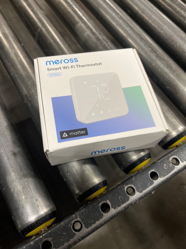 Photo 1 of meross Smart Thermostat for Home, WiFi Thermostat Works with Matter, Alexa, Apple Home, Google Assistant, App & Voice Control, 7x24h Scheduling, Energy Saving, C-Wire Required