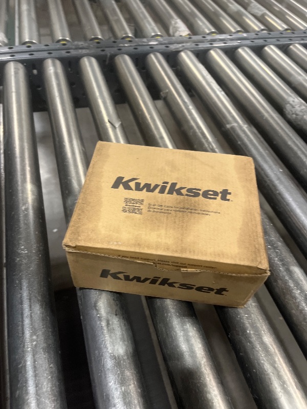 Photo 1 of Kwikset Casey Entry Door Handle with Lock and Key, Secure Keyed Reversible Lever Exterior, For Front Entrance and Bedrooms, Matte Black , Pick Resistant Smartkey Rekey Security and Microban