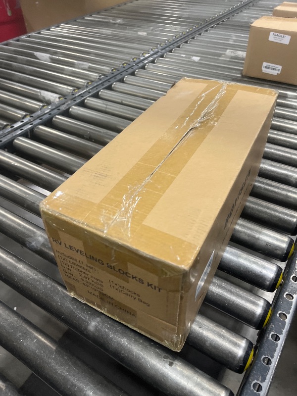 Photo 1 of BOYISEN Camper Levelers - RV Leveling Blocks Ramp Kit, Lift Up to 6in for RV Camper Travel Trailer, RV Levelers with Chock, Anti-Slip Mat and Carrying Bag