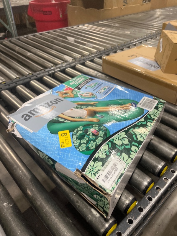 Photo 1 of Campania 2 in 1 Convertible Water Lounge, Multi Teal Floral Print