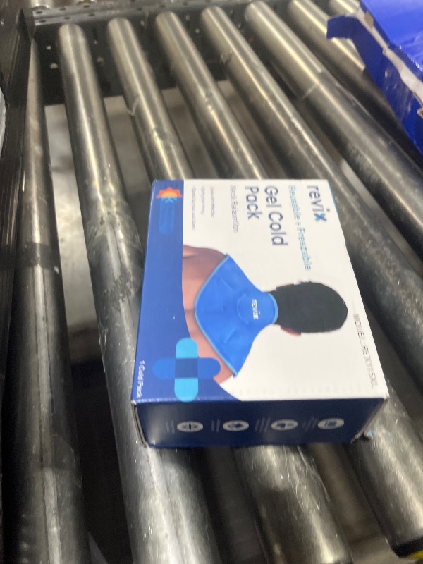 Photo 1 of REVIX Neck Ice Pack Wrap – Reusable Hot Cold Gel Pack for Neck and Shoulder, Large Flexible Design with Soft Plush Lining, Cervical Gel Ice Wrap Ideal for Post-Workout Recovery, Fatigue & Relaxation