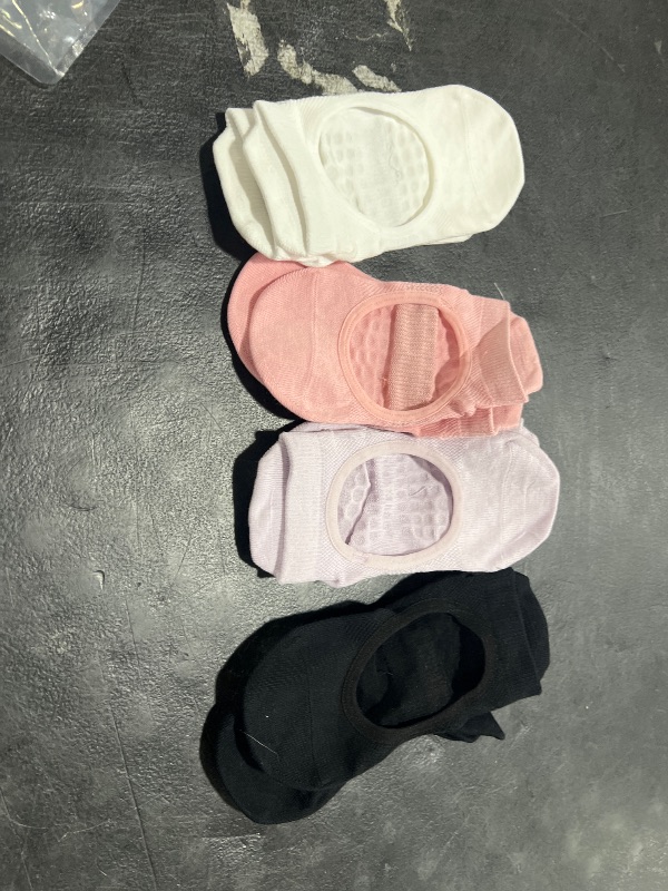 Photo 1 of BISOUSOX Pilates Socks Slouch Scrunch Grip Socks, Yoga Grippy Barre Anti Slip Long Ankle Crew Sock for Women Hospital