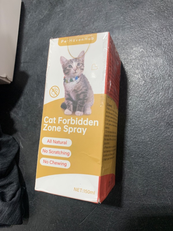 Photo 1 of PetHavenHub Cat Deterrent Spray Indoor, Anti Scratch Spray with Bitter, Training Aid for Cat & Kitten, Keep Cat Away