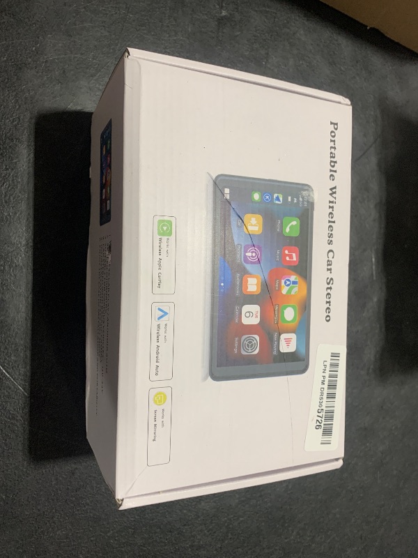 Photo 1 of Portable Wireless with Apple CarPlay and Android Auto Screen for Car, 7" HD Touch Screen Car Stereo with Mirror Link, Bluetooth 5.2, Backup Camera, AUX,FM Transmitter for All Vehicle