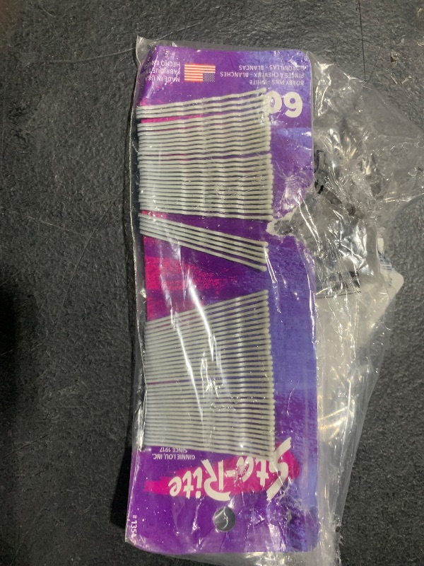 Photo 1 of Sta-Rite White Bobby Pins - 60 count