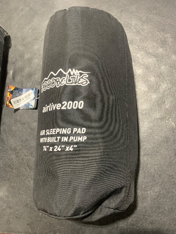 Photo 1 of ZOOOBELIVES Extra Thickness Inflatable Sleeping Pad with Built-in Pump, Most Comfortable Camping Mattress for Backpacking, Car Traveling and Hiking, Compact and Lightweight - Airlive2000