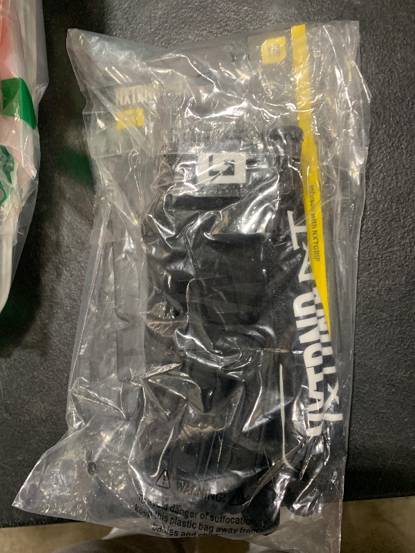 Photo 1 of Nxtrnd G1 Youth Football Gloves, Kids Sticky Receiver Gloves (Black, Youth Medium)