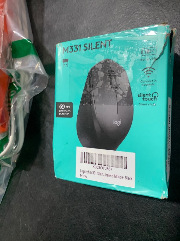 Photo 1 of Logitech M331 Silent Plus Wireless Mouse- Black