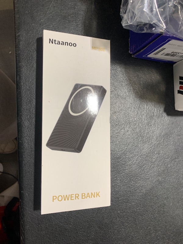 Photo 1 of Ntaanoo 2025 for iPhone Magsafe Battery Pack, Ultra Slim Magnetic Power Bank Fast Charging, Wireless Portable Charger 10000mAh, 20W Powerbank Compatible with iPhone 16/15/14/13