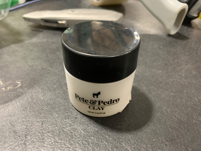 Photo 1 of Pete & Pedro HAIR STYLING CLAY - Medium Hold, Matte Finish, Low Shine Styling Clay for Men, Ideal for Hairstyling Medium, Messy, Fine Thinning Hair Styles | Shark Tank Featured, 2 oz