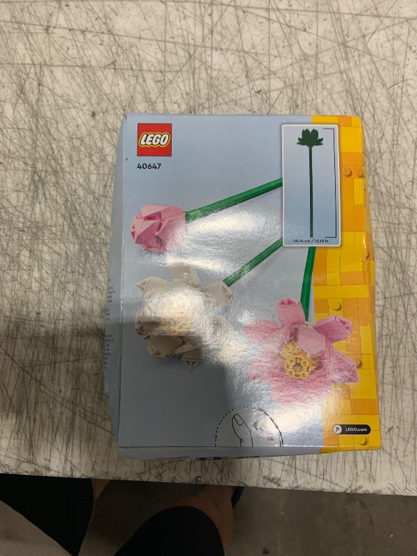 Photo 1 of LEGO Lotus Flower - Building Toy for Kids, Girls & Boys, Ages 8+ - Artificial Lotus Flowers for Home Decor & Display - Creative Gift Idea for Her & Him - 40647