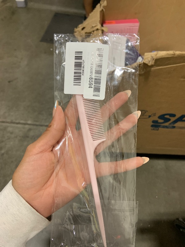 Photo 1 of Arthaxi Wide Tooth Comb for Women Curls Styling, Pink Large Hair Comb for Wet or Dry Use in Shower, Blow Drying, Travel - Hurt-Free Brushing on All Hair Types, 1 Pack