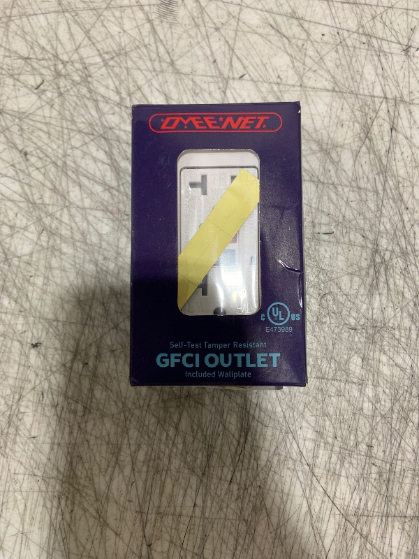 Photo 1 of OMEENET GFCI Outlet, Weather Proof & Tamper Resistant Outlets, UL Listed Self Test GFI Receptacle, Outdoor or Indoor, 20 Amp (1 Pack)