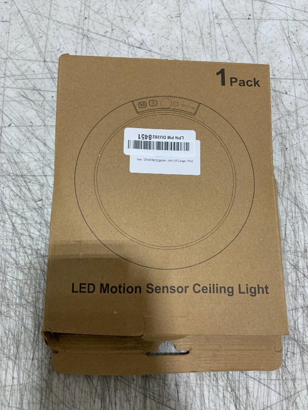 Photo 1 of ORYAR Rechargeable Motion Sensor Ceiling Light, Wireless Ceiling Lights Battery Operated Closet Light with Remote, 500LM 3000K/4500K/6500K, 0.55? Ultra Thin Lights for Bathroom Hallway Pantry, 1 Pack