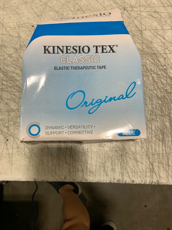 Photo 1 of Kinesio Taping - Elastic Therapeutic Athletic Tape Tex Classic - Bulk Roll - Blue – 2 in. x 103 ft