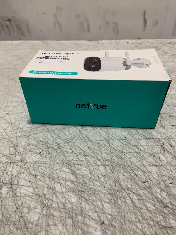 Photo 1 of NETVUE Security Camera Wireless Outdoor, 2K Color Night Vision AI Motion Detection, WiFi Home Outdoor Camera, IP65 Weatherproof, 2 Way Audio, Spotlight Siren Alarm, Cloud/SD Storage