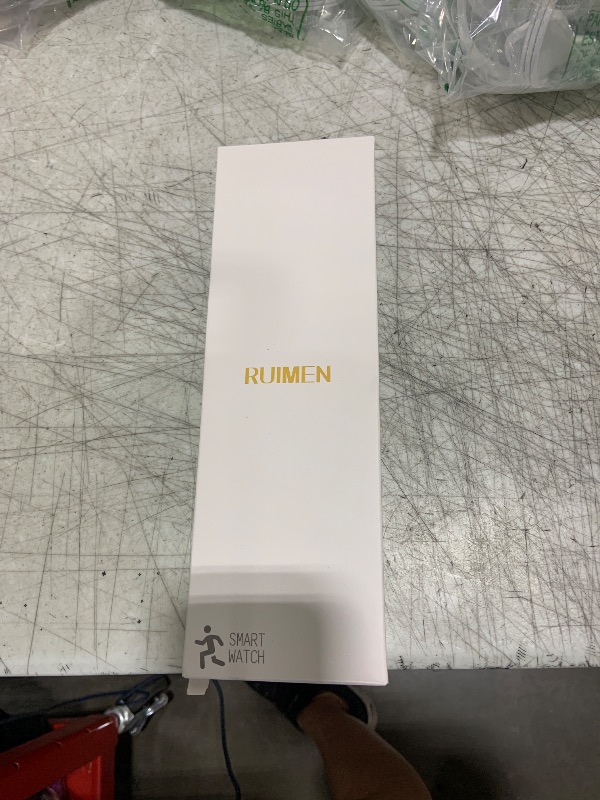 Photo 1 of RUIMEN Smart Watches for Women Men (Answer/Make Calls) Compatible with iPhone/Android Phones, 1.85" HD Screen Fitness Tracker Heart Rate Monitor 100+ Sports Tracker Watch Waterproof (Milky White)